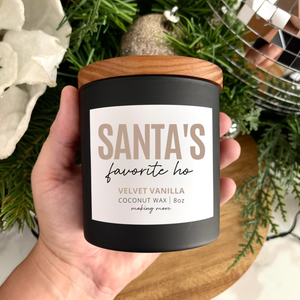 SANTA'S FAVORITE HO Candle- Velvet Vanilla